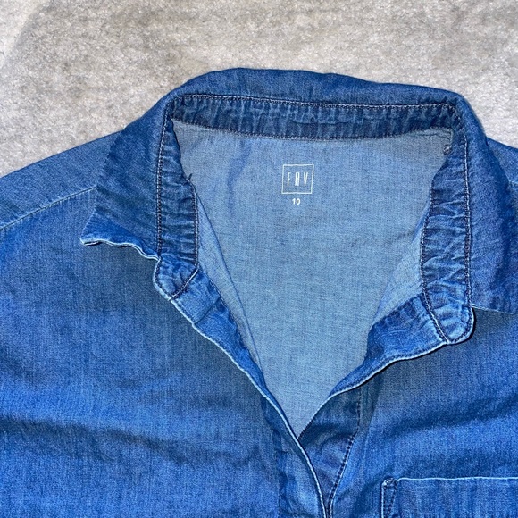 πHPπ Fan Denim Cap Sleeve Dress - Picture 4 of 7